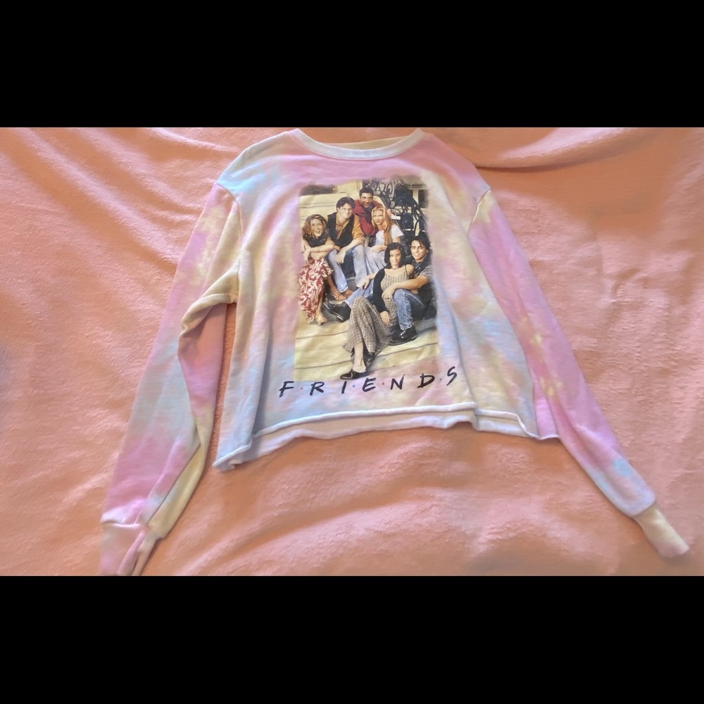 Cropped long sleeve T-shirt